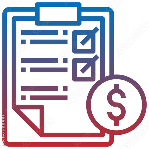 ACCOUNTING line icon,linear,outline,graphic,illustration