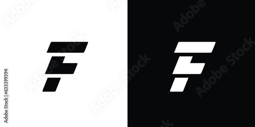 Modern and cool F logo design