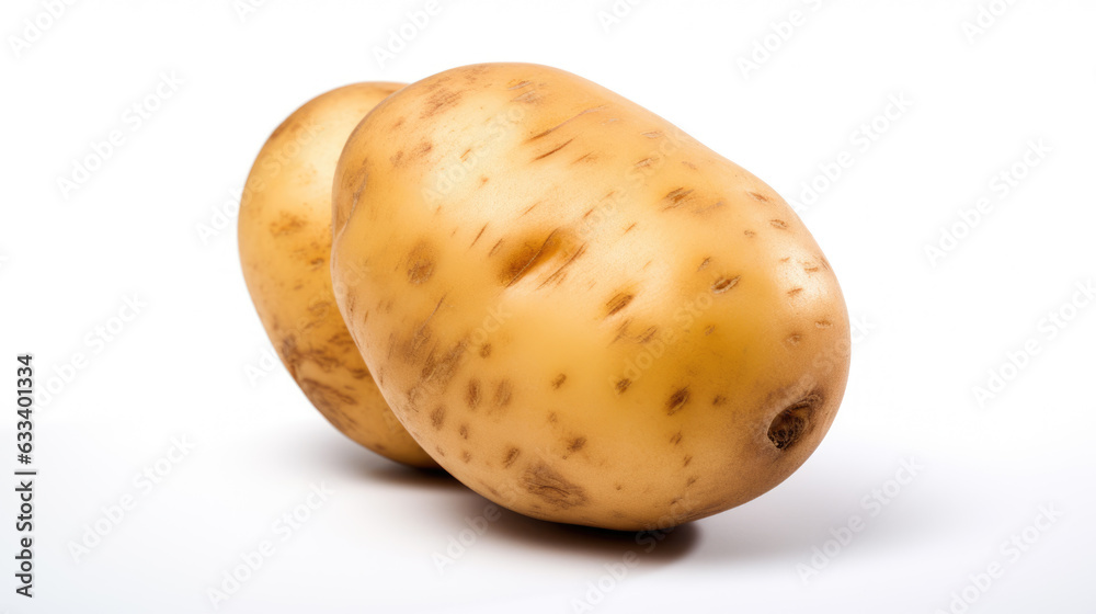 Potatoe isolated on a white background. Potatoe isolated on a white background.