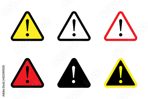 caution sign vector icon  logo  symbol  sign  with several options  editable