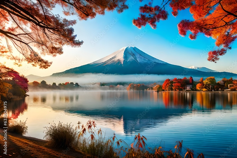 mountain in autumn