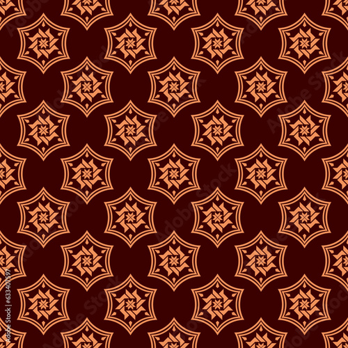 Geometric ethnic pattern seamless flower color. seamless pattern. Design for fabric,curtain,background,carpet,wallpaper,clothing,wrapping,Batik,mandalas,fabric,Vector illustration. pattern style.
