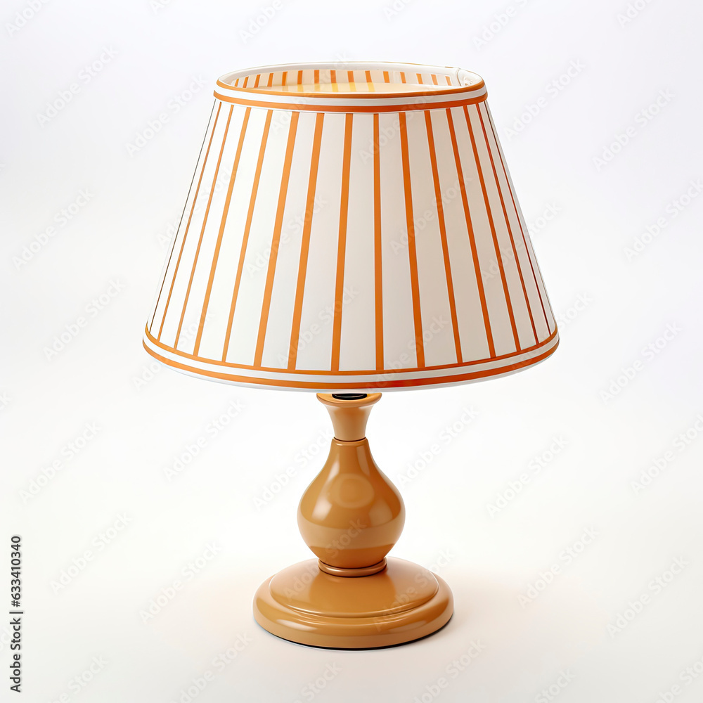 A table lamp illuminating a room with a warm glow A table lamp illuminating a room with a warm glow
