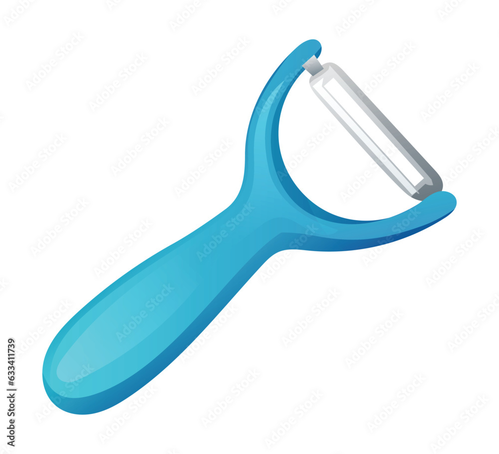 Vegetable peeler vector isolated on white background Vegetable peeler vector isolated on white background