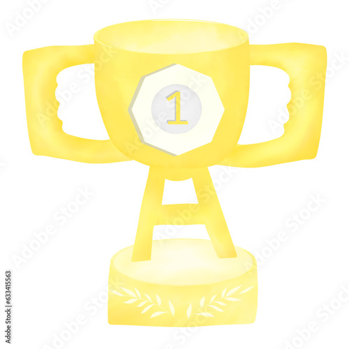 gold trophy cup