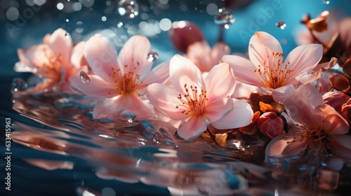 Flowers in the water