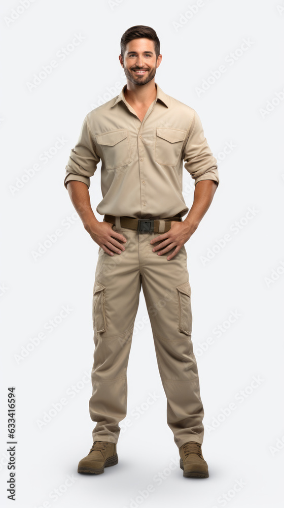 Full shot of professional looking 32 year old male. Work, job, outfit. Isolated on white background. Full shot of professional looking 32 year old male. Work, job, outfit. Isolated on white background.