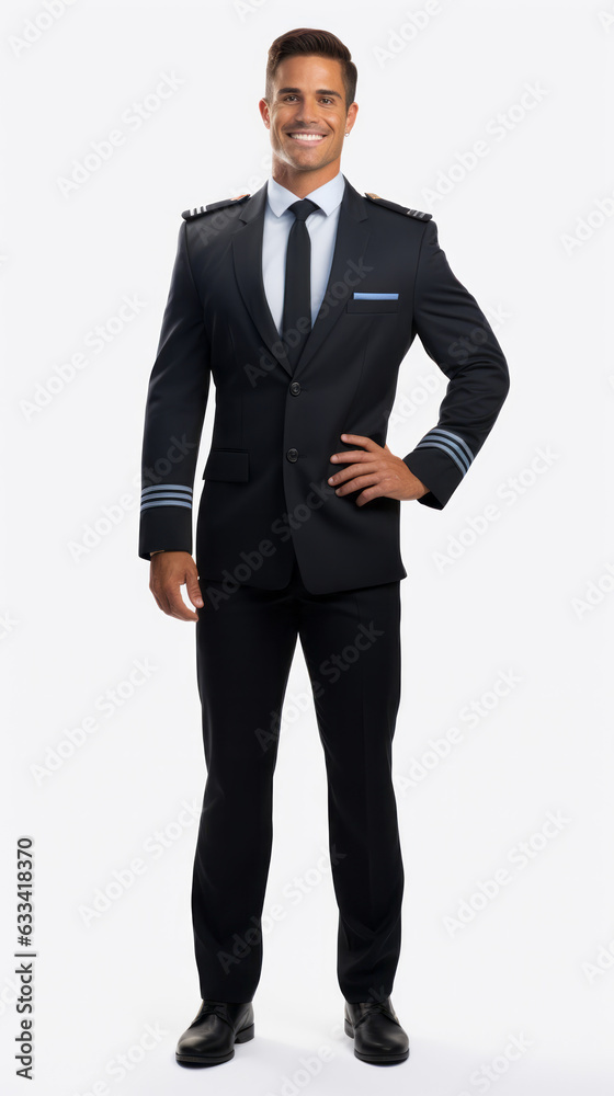 Full shot of professional looking 32 year old male. Work, job, outfit. Isolated on white background. Full shot of professional looking 32 year old male. Work, job, outfit. Isolated on white background.