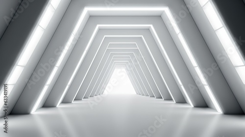 3d render of corridor