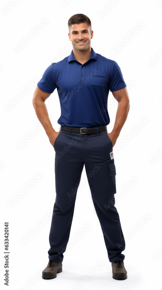 Full shot of professional looking 32 year old male. Work, job, outfit. Isolated on white background. Full shot of professional looking 32 year old male. Work, job, outfit. Isolated on white background.