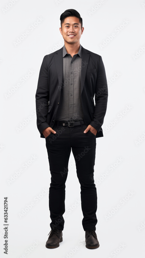 Full shot of professional looking 32 year old male. Work, job, outfit. Isolated on white background. Full shot of professional looking 32 year old male. Work, job, outfit. Isolated on white background.