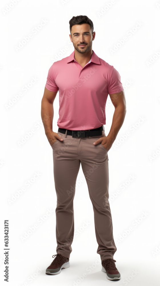 Full shot of professional looking 32 year old male. Work, job, outfit. Isolated on white background. Full shot of professional looking 32 year old male. Work, job, outfit. Isolated on white background.