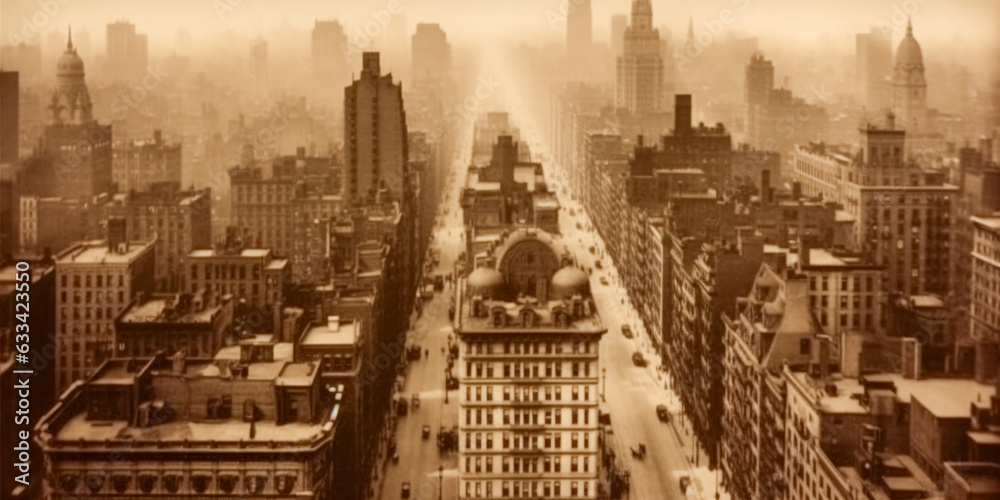 New York City in early 1900s - Generative AI