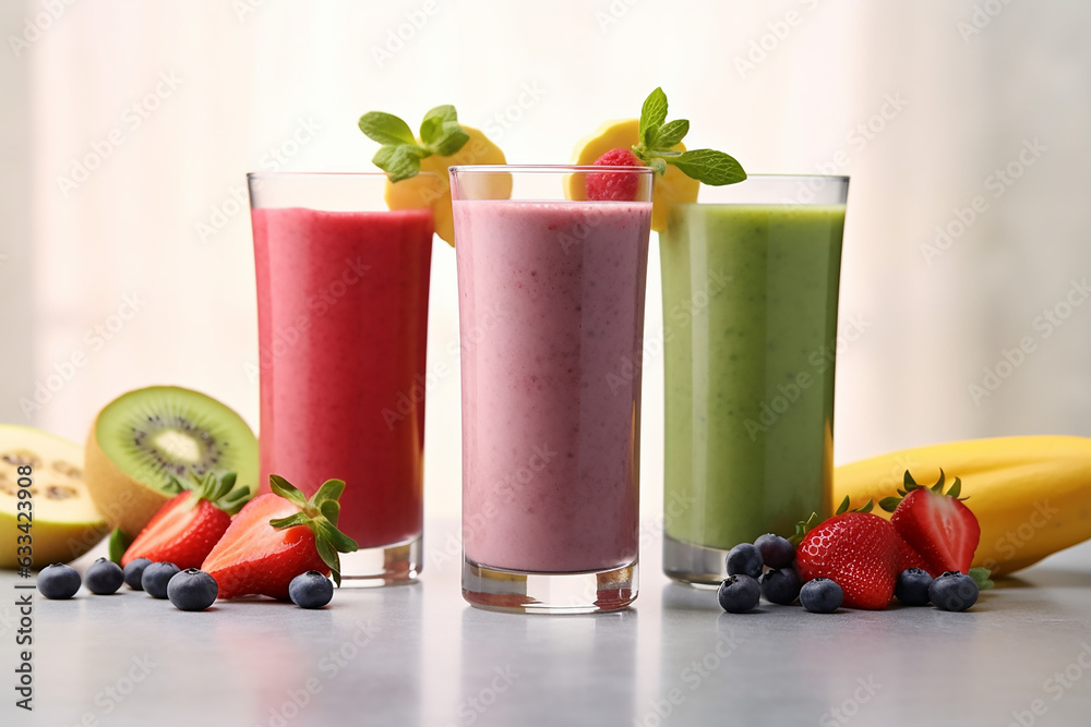 glass of fruit juice / smoothies glass of fruit juice / smoothies