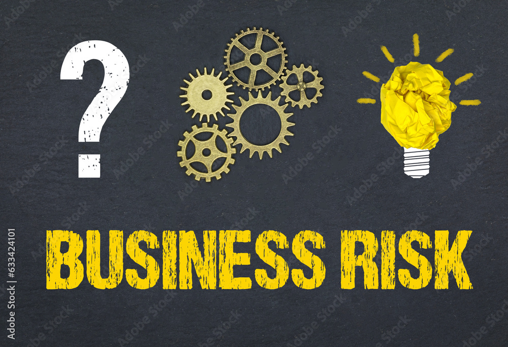 Obraz premium Business Risk 
