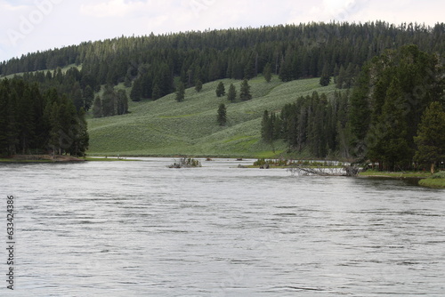 Landscape of Yellowstone National Park