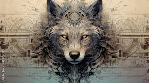 fantasy wolf face