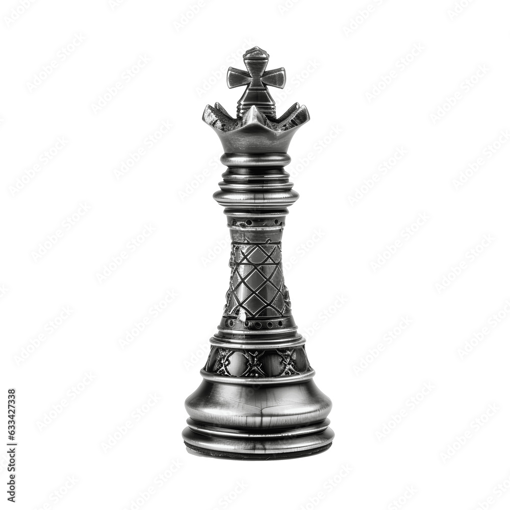 King Chess Piece isolated, Strategy Game King Chess Piece isolated, Strategy Game