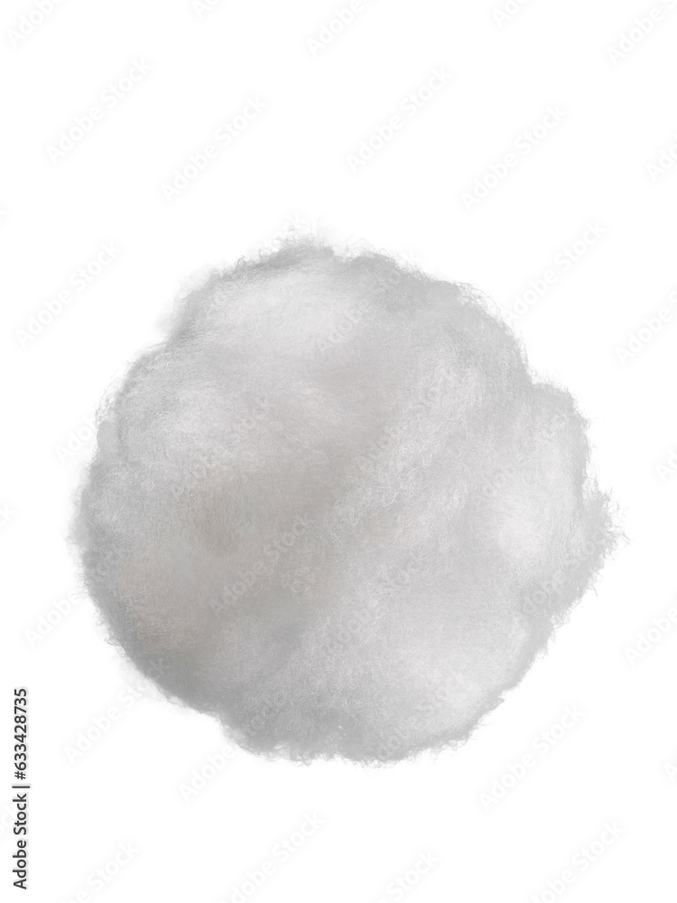 Artificial fiber for filling pillows and blankets, holofiber, isolated Artificial fiber for filling pillows and blankets, holofiber, isolated
