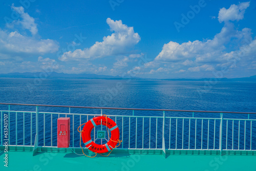 津軽海峡フェリーの船上 photo
