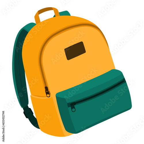 Cute yellow backpack for school