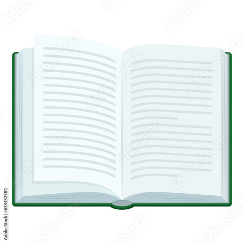 Hardcover book, learning and education concept