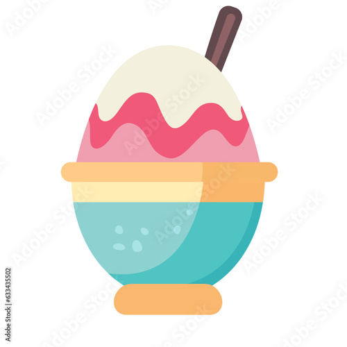 Shaved ice flat style vector illustration, Shaved ice, Shave ice, Snowballs, Shavers, and Hawaiian Shaved Ice stock vector image