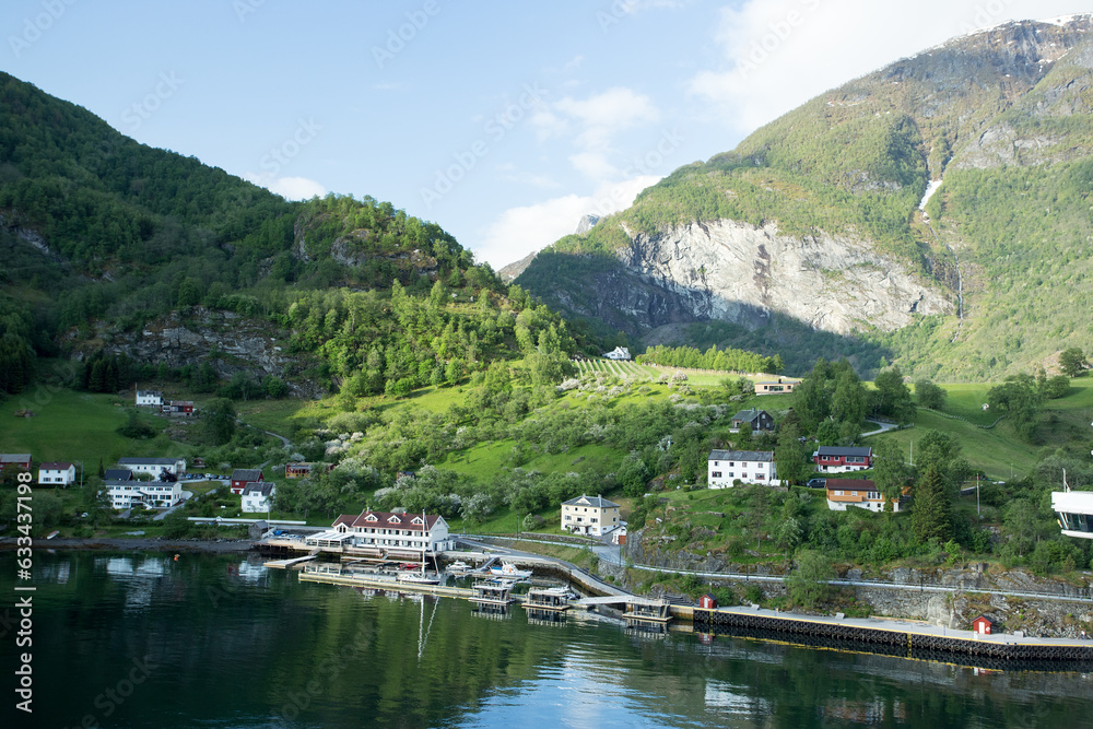 Cruising the Aurlandsfjord, part of Sognefjord, Norway Cruising the Aurlandsfjord, part of Sognefjord, Norway