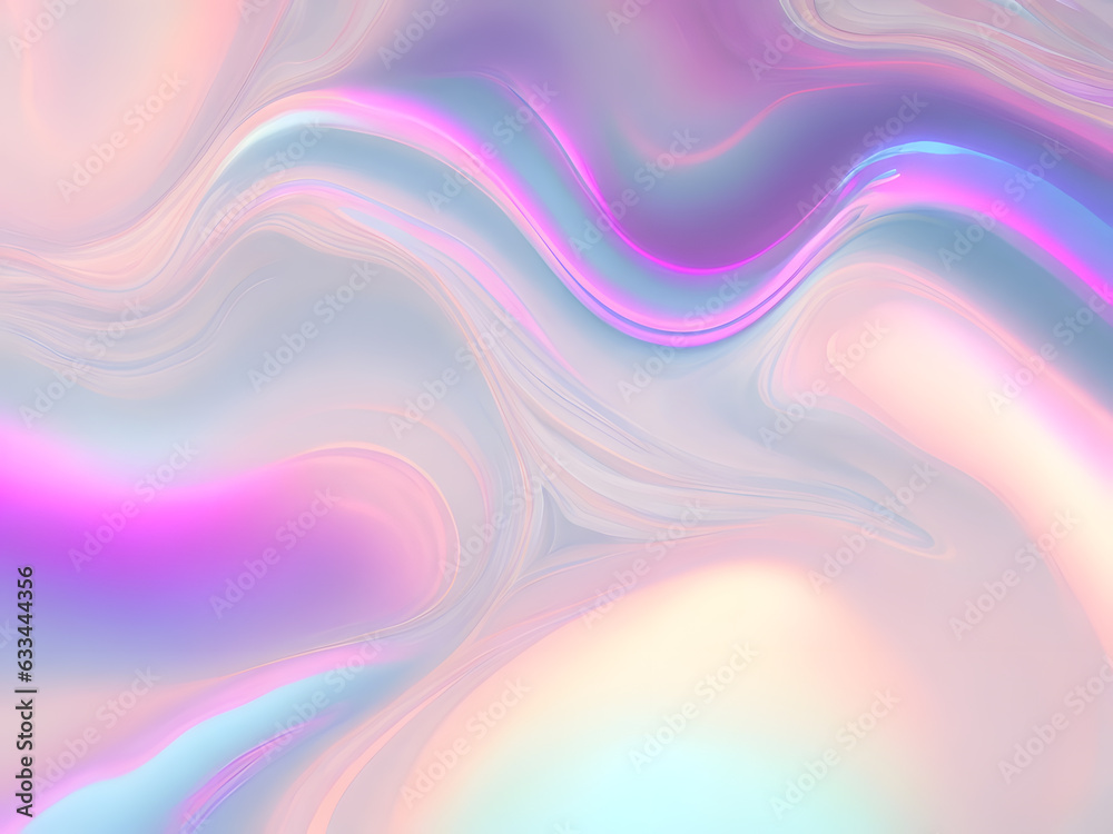 Obraz premium abstract holographic background AI generated 