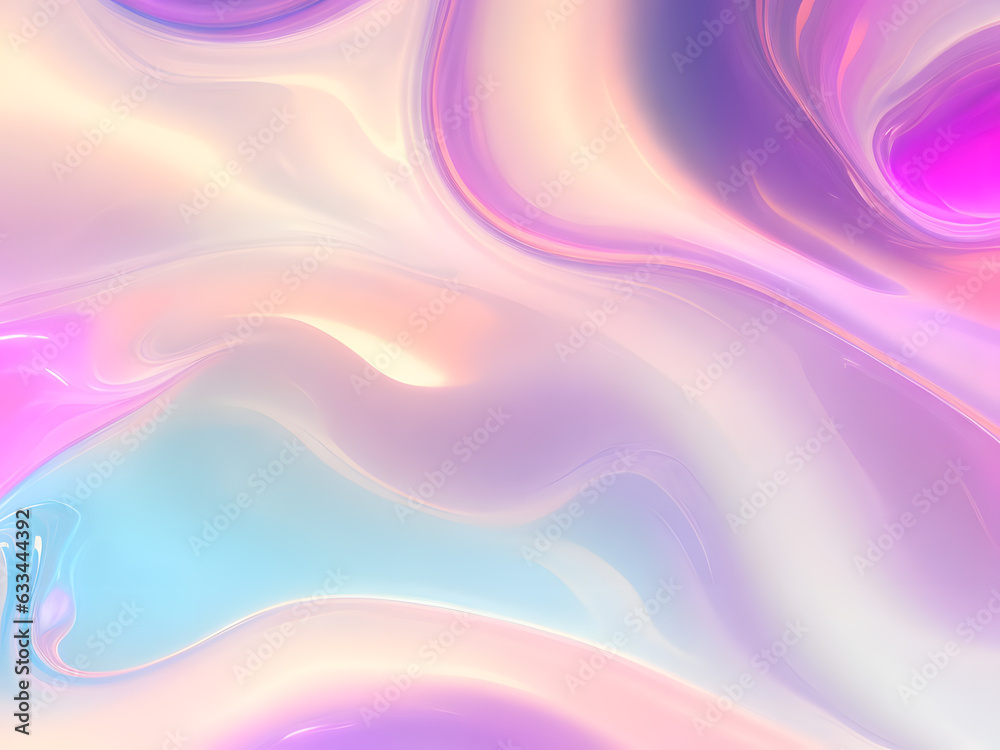 Obraz premium abstract holographic background AI generated 