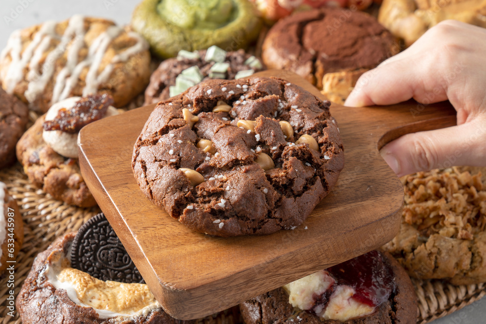 Fototapeta premium sweets cookie bakery Korean food dish