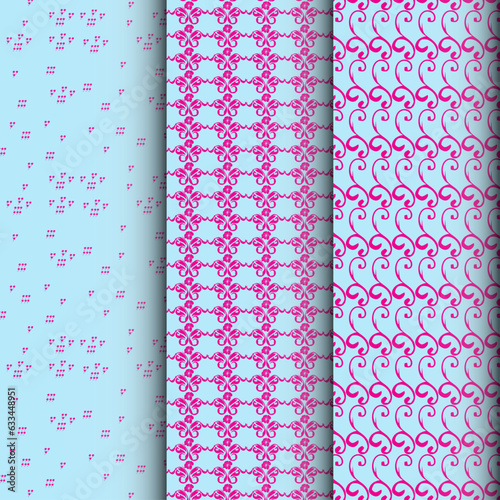 Beautiful seamless vector floral pattern.
