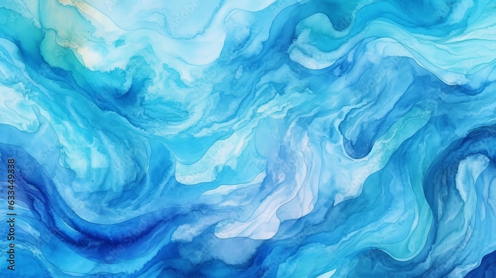 blue azure colors watercolor wallpaper