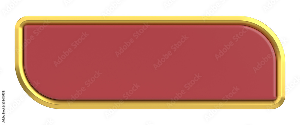 Luxury button. Empty button. 3D illustration. Luxury button. Empty button. 3D illustration.