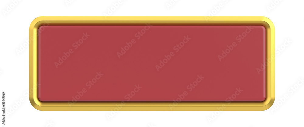 Luxury button. Empty button. 3D illustration. Luxury button. Empty button. 3D illustration.
