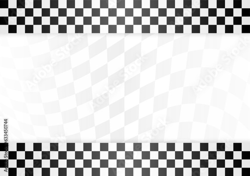 Racing track Background. Racing Checkered Flag. Car Racing Concept. Vector Illustration.