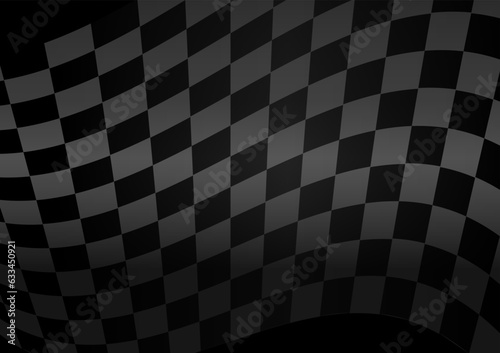 Racing track Background. Racing Checkered Flag. Car Racing Concept. Vector Illustration.