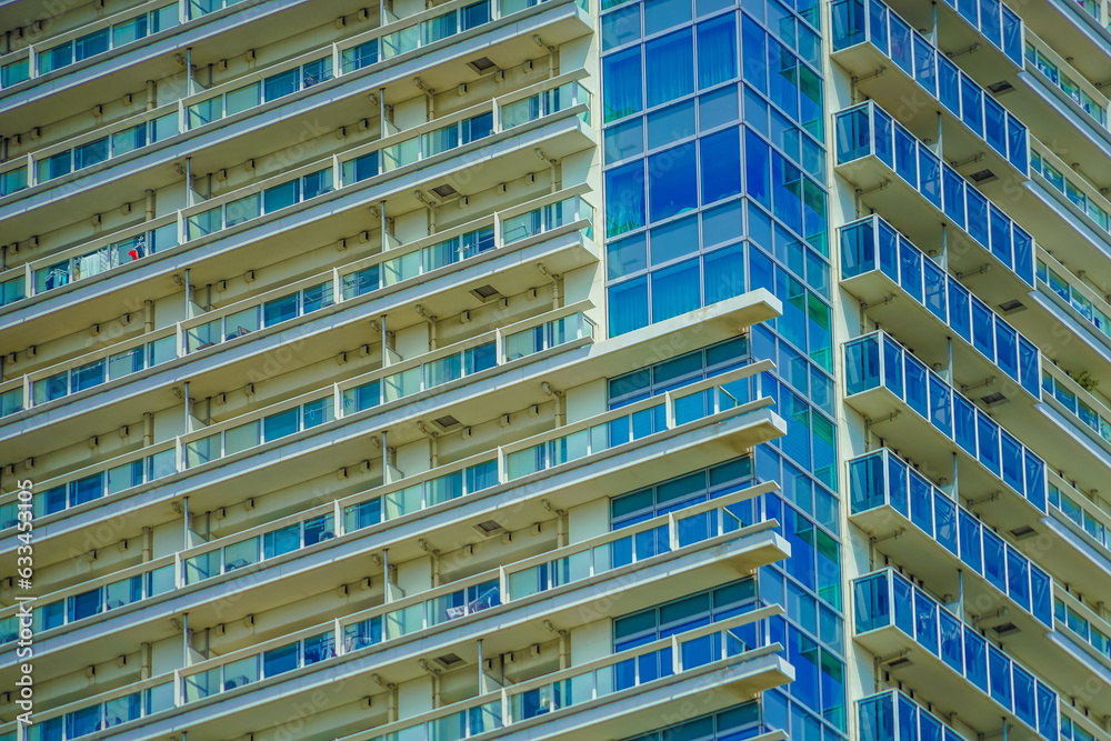 東京都中央区のマンション群