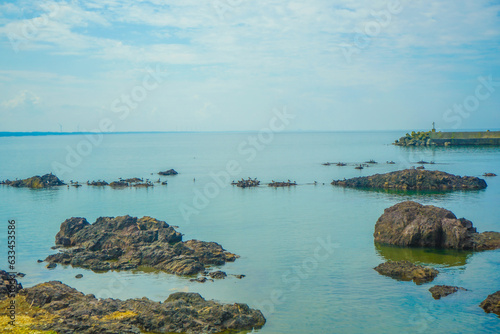 秋田県の海岸線