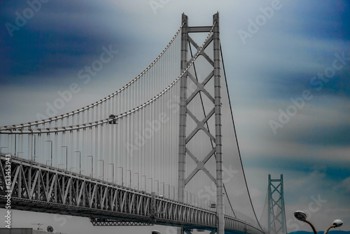 Obraz na płótnie 明石海峡大橋 w salonie