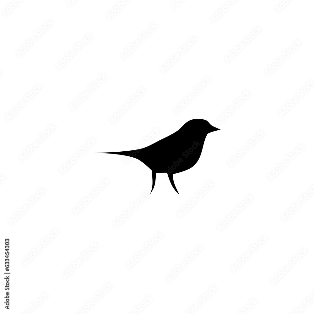 Obraz premium Bird icon isolated on white background
