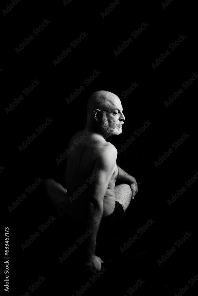 body expression body movements man in black and white photo fine art silhouette body expression body movements man in black and white photo fine art silhouette