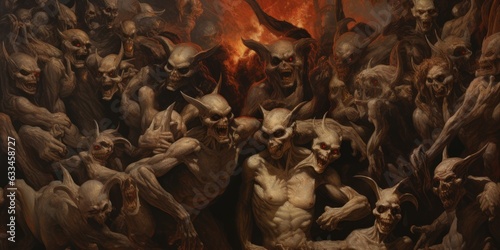 demons in hell photo