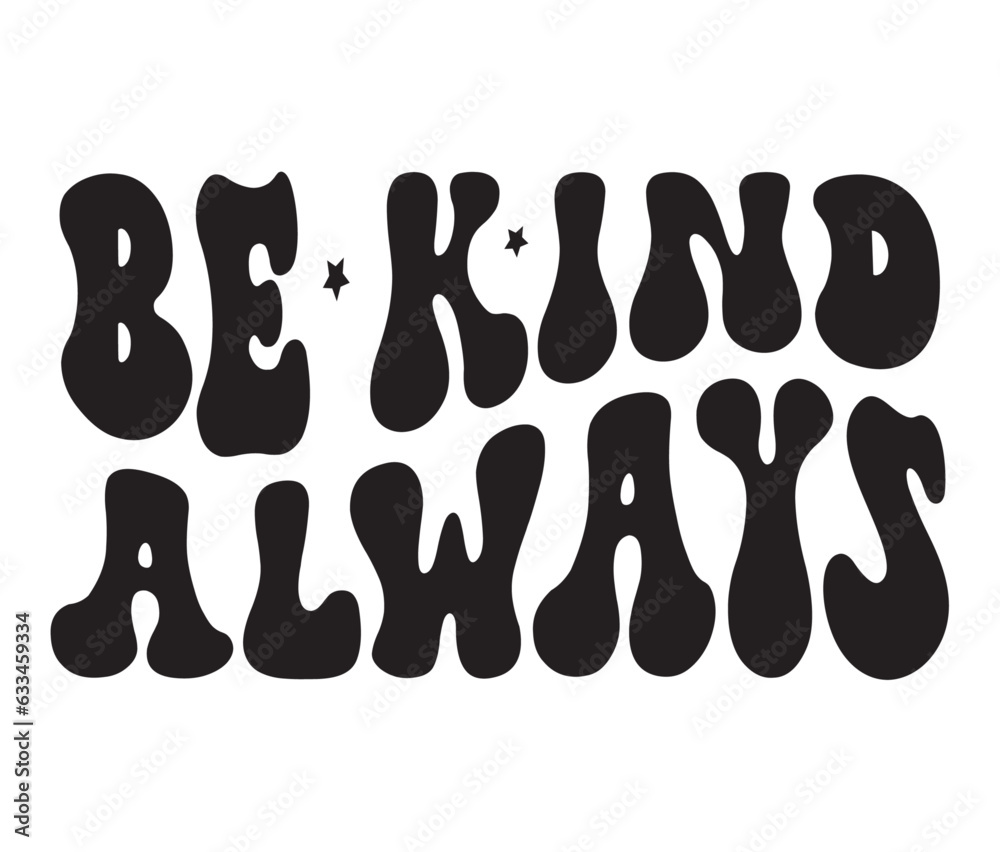 Retro Kind ness Craft Design. T-shirt Design. Illustration