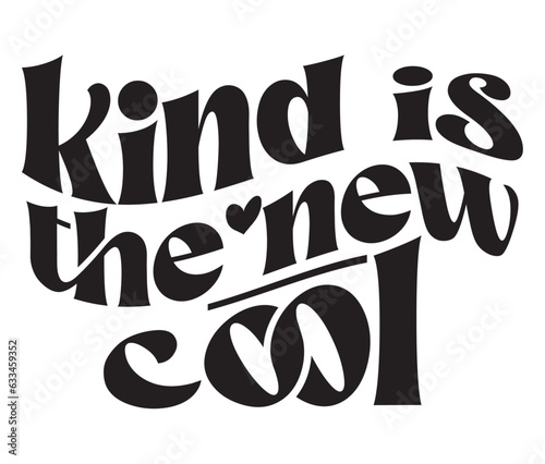 Retro Kind ness Craft Design. T-shirt Design. Illustration