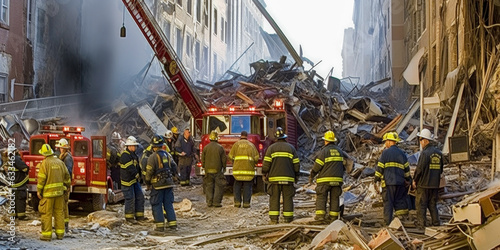 New York City in September 11 tragic events - Generative AI