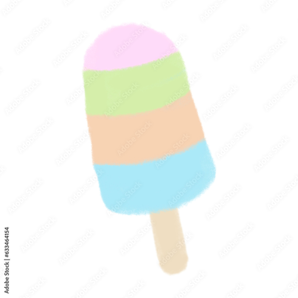 popsicle ice-cream rainbow sweets dessert