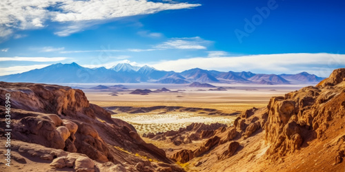 Atacama deset aerial view - Generative AI