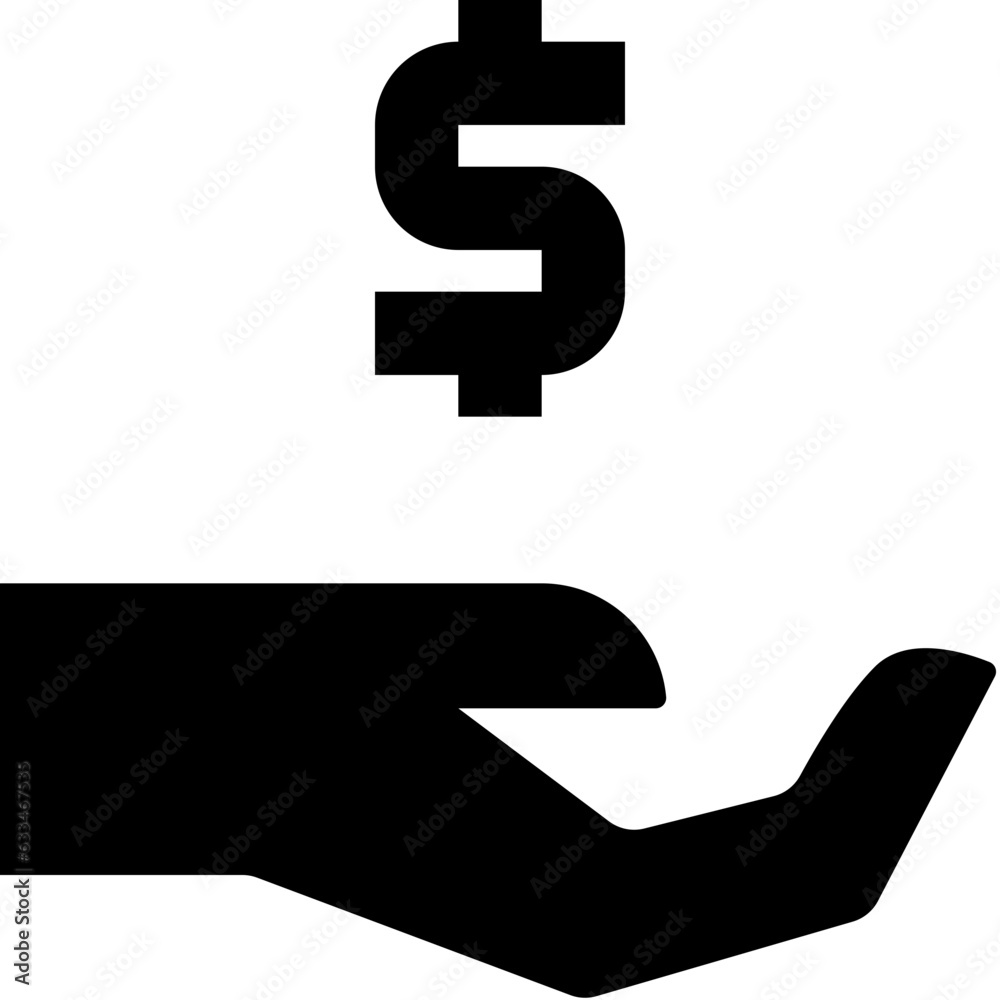 donation black solid icon donation black solid icon