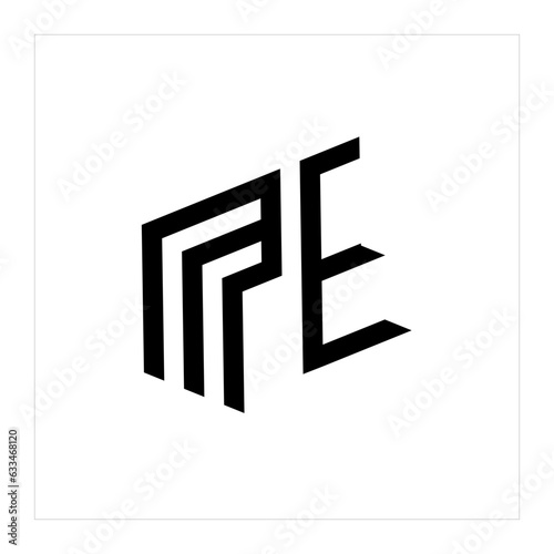 Initial ME letter luxury beauty flourishes ornament monogram logo Swoosh Letter Logo Design for business and company identity. Water Wave ME Logo with modern trendy